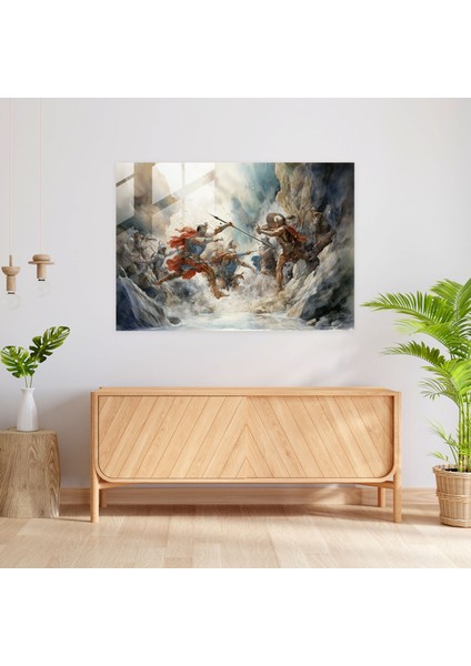 Tanrılar ve Titanlar Cam Tablosu - Mitoloji Yunan Tanrıları Gerçekçi Resim modelleri