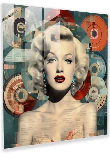 Marilyn Monroe Cam Tablo - Alıntı Koleksiyonu - Marilyn Monroe Ünlü Alıntılar Alıntı Koleksiyonu Bilgelik