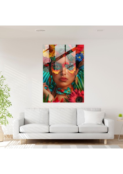 Frida Kahlo Tarzı Ev Dekorasyonu - Kanvas Tablo Surrealist Unsurlar Canlı Renk Paleti Frida Kahlo Tarzı modelleri