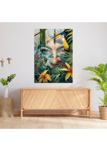 Frida Kahlo Tarzı Ev Dekorasyonu - Kanvas Tablolar Ev Dekorasyonu Tropikal Cennet fiyatları