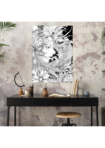 Mannerism Cam Tablo - Detaylı Desenler modelleri