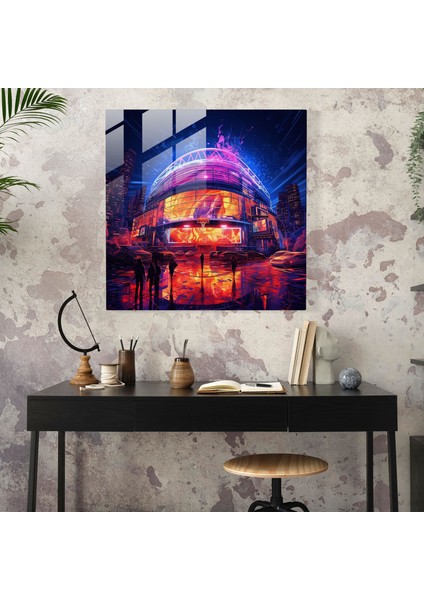 Nba Neon Cam Tablo - Ev Dekorasyonu Cam Duvar Sanatı Neon Işıklar fiyatları