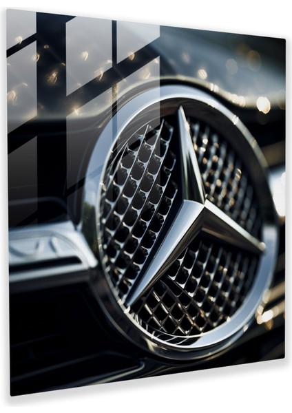 Mercedes Logolu Cam Tablo - Detaylara Önem Veren Mercedes Tasarımı
