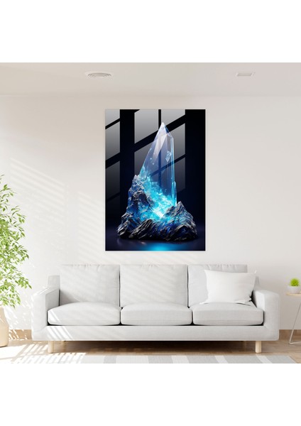 Buz Dağı Cam Tablo - Ev Dekorasyonu Cam Sanatı fiyatları