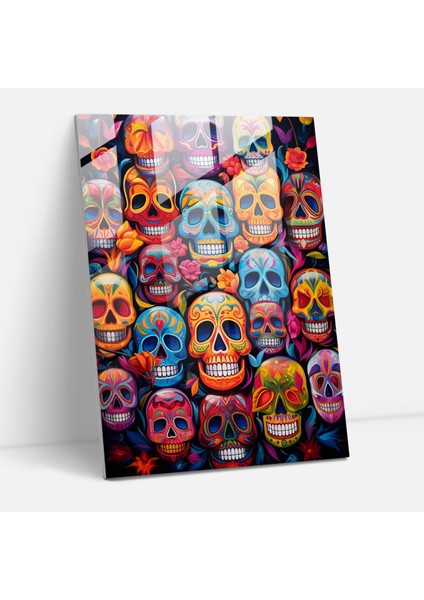 Los Muertos Cam Sanatı - Soyut Büyüleyici Modern Sanat