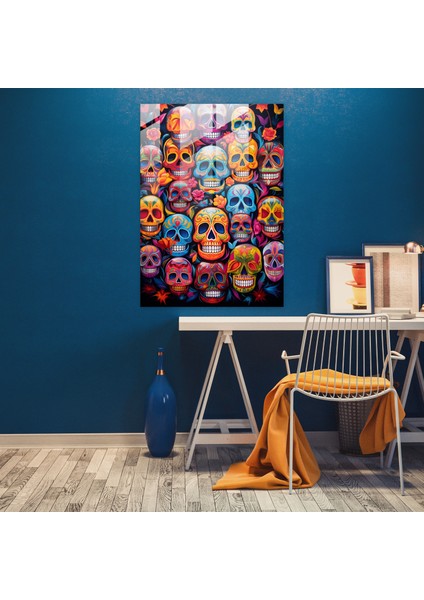 Los Muertos Cam Sanatı - Soyut Büyüleyici Modern Sanat fiyatları