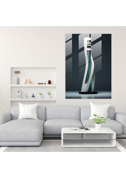 Minimalist Cam Sanatı - Geometrik Deniz Feneri - Deniz Feneri Cam Sanatı Modern Heykel Cam Duvar Sanatı fiyatları