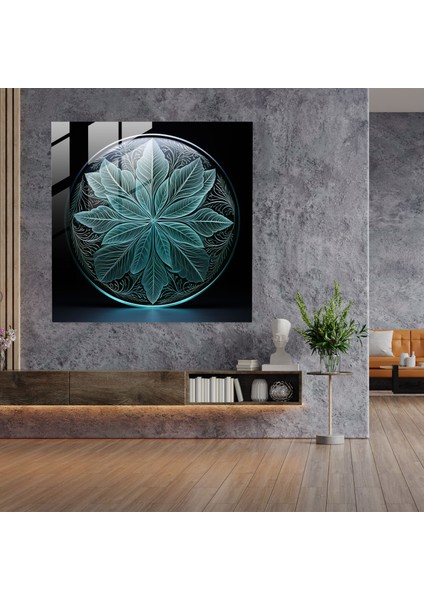 Simetri Yapraklar Cam Sanatı - Yapraklar Duvar Dekorasyonu Oymalı Cam Eserleri fiyatları