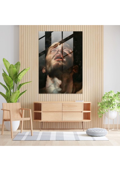 Duygusal Ifadeler Cam Tablo - Maniyerizm Cam Tablo Ev Dekorasyonu fiyatları