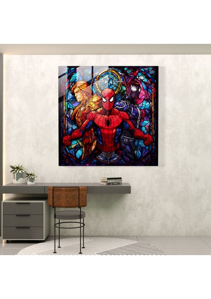 Marvel Vitray Baskı - Duvar Sanatı Cam Tablo modelleri
