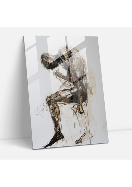 Mannerism Ifadeler Cam Tablo - Mannerism Cam Tablo Cam Sanatı Duvar Dekorasyonu