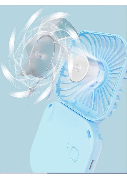 El Fanı Mini Masaüstü ve Boyun Askılı Fan Portatif Şarjlı 3 Kademeli Vantilatör Soğutucu indirimleri