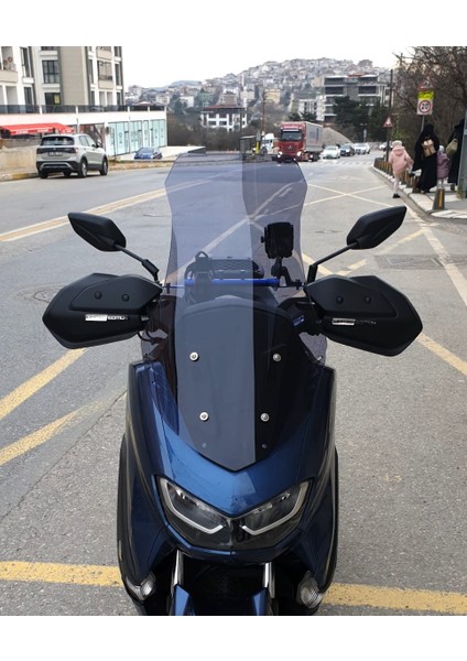 Revolt Rsx6 Siperlik Ön Cam 2024-2025 Model 72CM Füme Renkli 4mm Uzun Cam