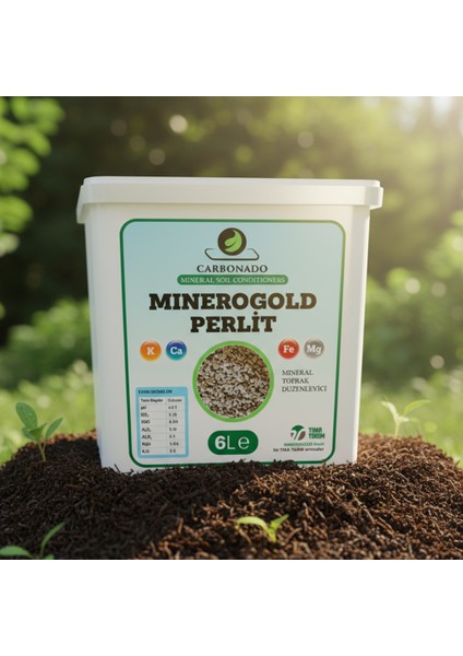 Minerogold Perlit 6l | Doğal Toprak Havalandırıcı ve Su Düzenleyici | Organik Destek fiyatları