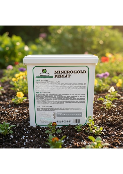 Minerogold Perlit 6l | Doğal Toprak Havalandırıcı ve Su Düzenleyici | Organik Destek modelleri