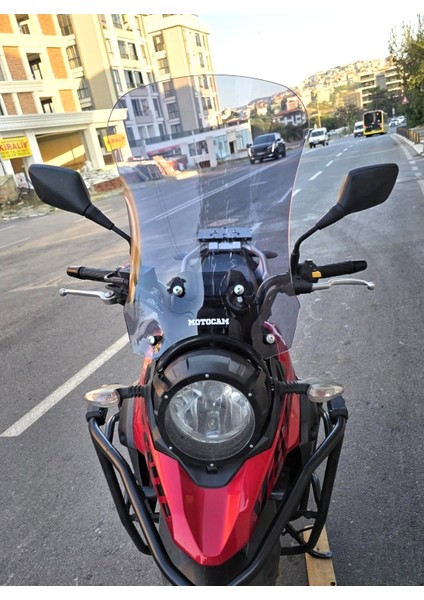 Suzuki V-Strom Dl 250 Siperlik Ön Cam 2017-2020 Model 51CM Füme Renkli 4mm