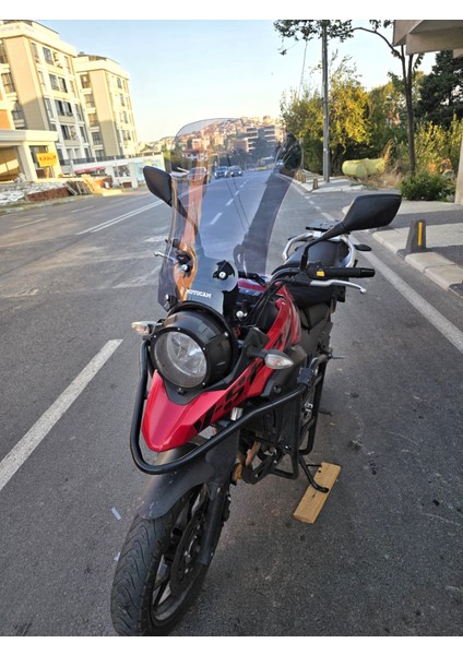 Suzuki V-Strom Dl 250 Siperlik Ön Cam 2017-2020 Model 51CM Füme Renkli 4mm modelleri