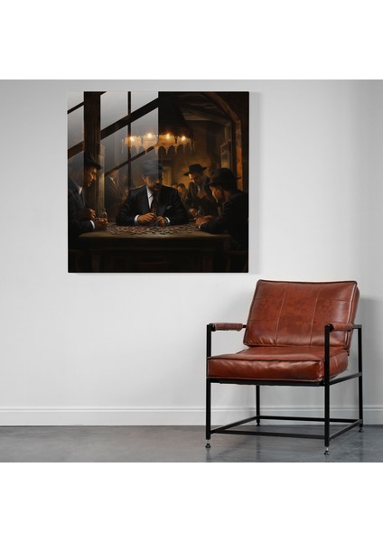 Italyan Restoranında Mafya Babasını Anımsatan Cam Tablo fiyatları