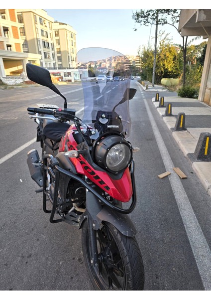 Suzuki V-Strom Dl 250 Siperlik Ön Cam 2017-2020 Model 51CM Füme Renkli 4mm