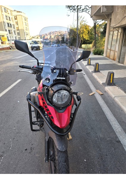 Suzuki V-Strom Dl 250 Siperlik Ön Cam 2017-2020 Model 51CM Füme Renkli 4mm
