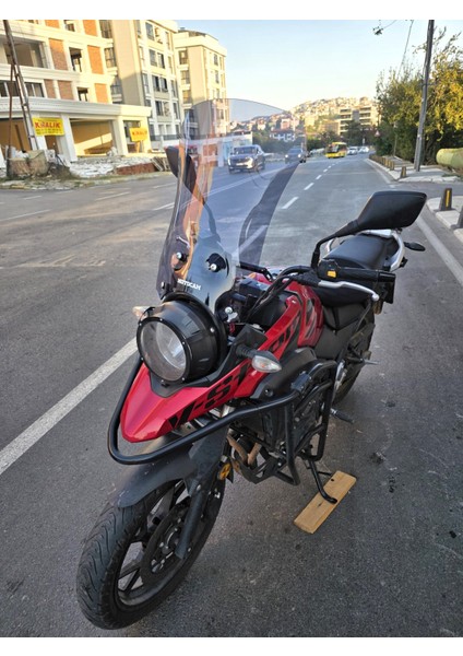 Suzuki V-Strom Dl 250 Siperlik Ön Cam 2017-2020 Model 51CM Füme Renkli 4mm