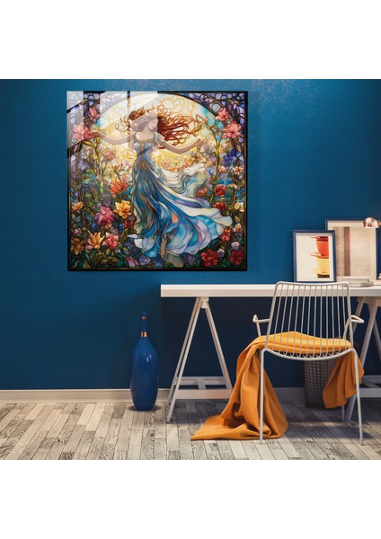 Efsanevi Peri Vitray Sanat Eseri Kanvas Tablo modelleri