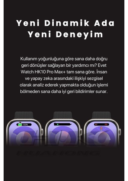 Watch Hk 10 Pro Max Amoled Akıllı Saat Iphone ve Android Tüm Telefonlara Uyumlu Amoled SM4RT Watch indirimleri