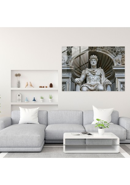 Neoklasik Ev Dekorasyonu - Cam Tablo Duvar Dekorasyonu modelleri