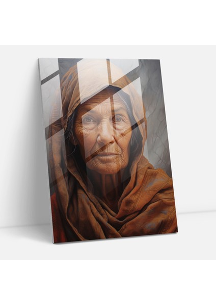 Yaşlıların Modern Sanatı - Yaşlıların Cam Sanatı Cam Duvar Sanatı Duvar Dekorasyonu