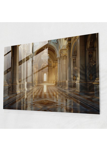 Neoklasik Duvar Dekorasyonu Cam Tablo Sanatı - Modern Sanat Neoklasik