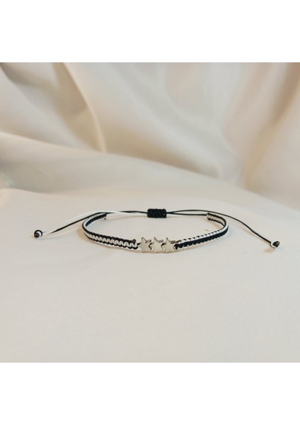 3 Yıldızlı Beşiktaş Makrome Taraftar Bileklik, Siyah Beyaz Beşiktaş Bileklik, Maç Aksesuarı, İp Bileklik, Taraftar Bileklik, Makrome Bileklik, Taraftar Hediyesi, Bjk Beşiktaş Aksesuarı modelleri