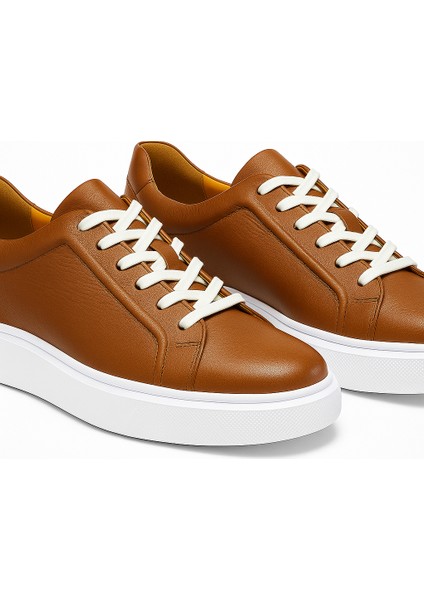 GR0366 Hakiki Yumuşak Floter Deri Üst Kalite Yüksek Kalın Eva Taban Hafif Sneaker Ayakkabı