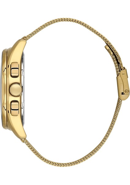 DK.1.10880.5 Yeşil Gold Fonksiyonlu Takvimli Hasır Kordonlu Erkek Kol Saati fiyatları