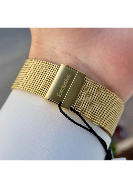 DK.1.10880.5 Yeşil Gold Fonksiyonlu Takvimli Hasır Kordonlu Erkek Kol Saati fırsatları