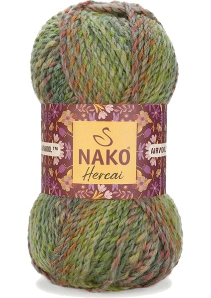 5 Adet Hercai Ebruli Hırka Kazak Atkı Bere El Örgü Ipi Yünü 28178 fiyatları