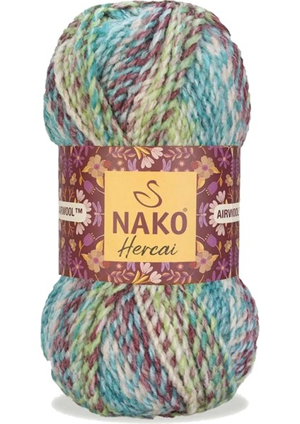 5 Adet Hercai Ebruli Hırka Kazak Atkı Bere El Örgü Ipi Yünü 76037 fiyatları