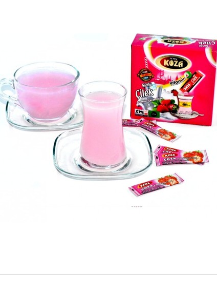 Koza Tek Içimlik Çilek Aromalı Toz Içecek 50'li fiyatları