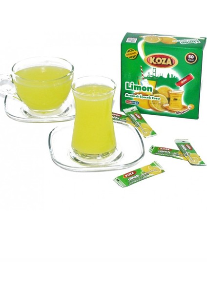 Koza Tek Içimlik Limon Aromalı Toz Içecek 50'li fiyatları