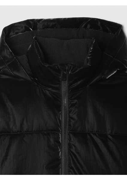 Kız Çocuk Siyah ColdControl Max Shine Puffer Şişme Mont fiyatları