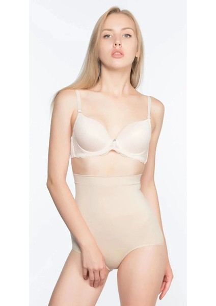 Yüksek Bel Kadın Slip Korse 13003 - Ten
