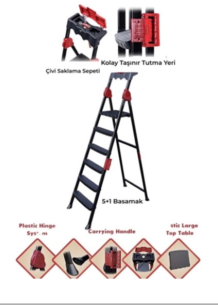 Strong Merdiven 5+1 Pratik ROYALEKS-STRONG51 fiyatları