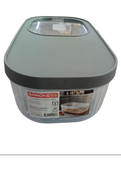 Multi Box Kapaklı Saklama Kabı 5 Lt ROYALEKS-11564