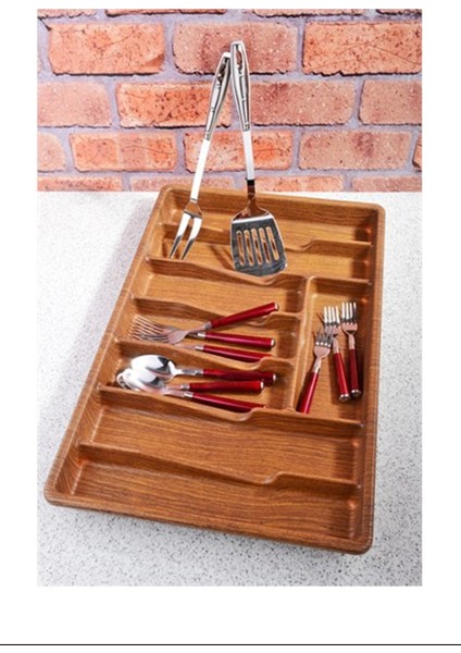 8 Bölmeli Kaşıklık Büyük Boy ROYALEKS-A1381