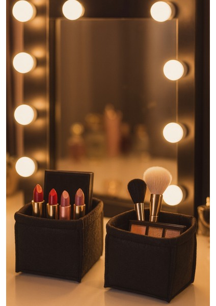 Keçe Çekmece ve Dolap Düzenleyici Organizer Seti 6 Parça – Siyah, Çok Amaçlı Düzenleyici Kutular indirimleri