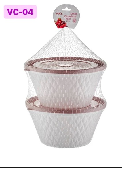 Petek Ikili Saklama Kabı 2 Lt ROYALEKS-VC-004