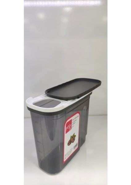 1.8 Litre Poly Erzak Saklama Kabı Kızaklı Kapak ROYALEKS-BNM-0650 modelleri