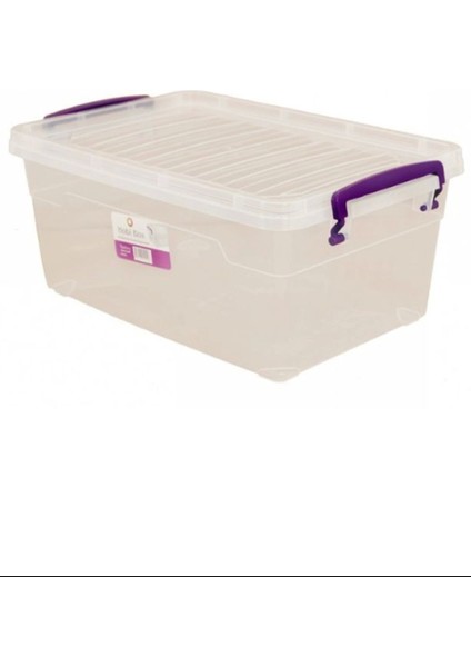 Şeffaf Çok Amaçlı 30 Lt Dikdörtgen Saklama Kabı 48X32X29 ROYALEKS-82113