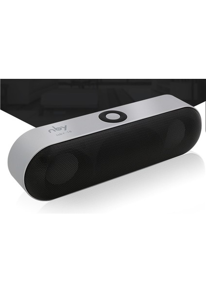 Mini Bluetooth Hoparlör Taşınabilir Kablosuz Hoparlör Ses Sistemi 3D Stereo Müzik Surround Desteği Bluetooth, TF AUX USB | Taşınabilir Hoparlörler (Gümüş) (Yurt Dışından) fırsatları