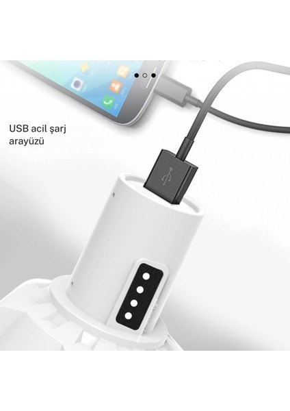 Güneş Enerjili Taşınabilir LED Kamp Lambası, Su Geçirmez, Kancalı, Telefon Şarjlı modelleri