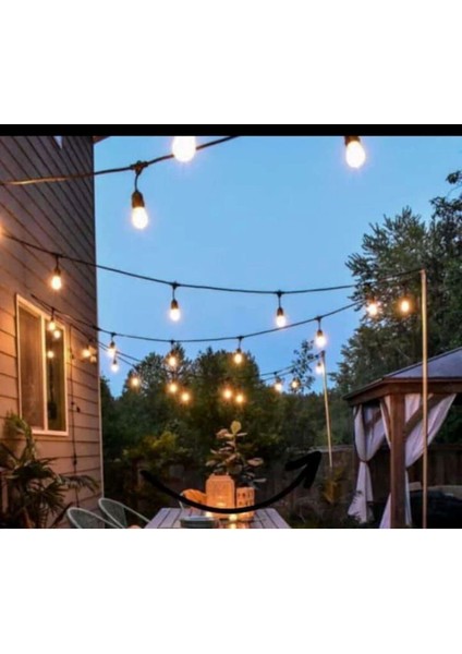 Sarmaşık Dış Mekan LED Işık 5 Metre 10'lu Siyah Renk fiyatları